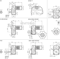P08 PF08 PK08 PKF08減速機(jī)電機(jī)型號(hào)大全及尺寸圖