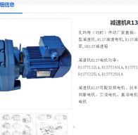 減速電機(jī)R137-5.15-55KW-M1型號(hào)解析