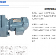 減速電機(jī)R107-245.50-2.2KW-4P-M1-0型號(hào)解析