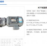 K77DRL100L4BE5HR/TF/AS7W減速電機(jī)型號解析